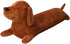 43“ Dachshund Plush Long Pillow - Brown Dog Body Pillow Animal Doll for Home Sofa Cushion Decor