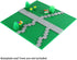 Light Bluish Gray 2×2 Tile, 500 Parts and Pieces Flat MOC Bricks, Bulk Building Blocks for Major Brands