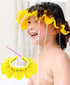 Baby Shower Cap, Adjustable Silicone Bathing Hat for Kids, Soft Protection Visor Cap for Toddler Children 1-12 Years