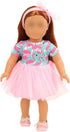 BARWA 18 inch Girl Dolls Clothes and Accessories, Mermaid Tutu Dress, Outfits, Swimsuit, Underwear
