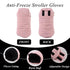 Zsedrut Stroller Gloves Universal Winter Anti-Freeze Stroller Mittens Water Repellent Hand Warmer Muff Fleece
