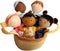 Basket of Buddies 8" Plush Diversity Dolls | Set of 5 Multicultural Toddler Dolls