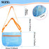 Beach,3Pcs Swimming Shell Bags for Seashell Collecting Bag with Adjustable Shoulder Straps, Beach Mesh Bag for Storing