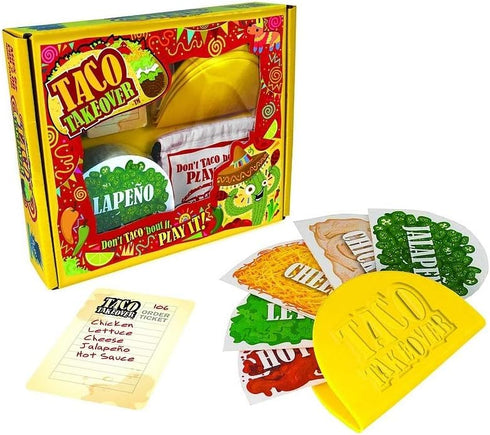 University Games Taco Takeover Food Stuffing Party Game for Kids