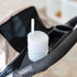 Bumkins Baby and Toddler Cups, Sippy Cup with Straw, Spill Proof, Transition Cup for Babies Ages 1 Year, Safely Sip from Lid, Straw or Cup, First Year Supplies, Platinum Silicone, Holds 7oz, Gray by Bumkins