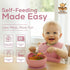 Happy Munchkins Set 9 Essentials-6+ Silicone Baby Feeding | PCS Baby Led Weaning Supplies Feeding Utensils | Divided