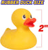 Pack 50 Kangaroo Mini Rubber Ducks Bulk of Floating Baby Bath Toys for Kids - Classroom Rewards - Pool Party & Birthday