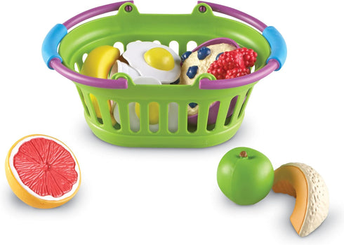 11 18 Learning Resources New Sprouts Healthy Breakfast - Pretend Play Food Toys for Toddlers, Fine Motor Skills, Gifts