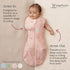 0.2 (6-12 ergoPouch Cocoon Swaddle Sack TOG - Baby Sleep Sack, Gentle Snug Fit Helps Calm Startle Reflex, Ideal