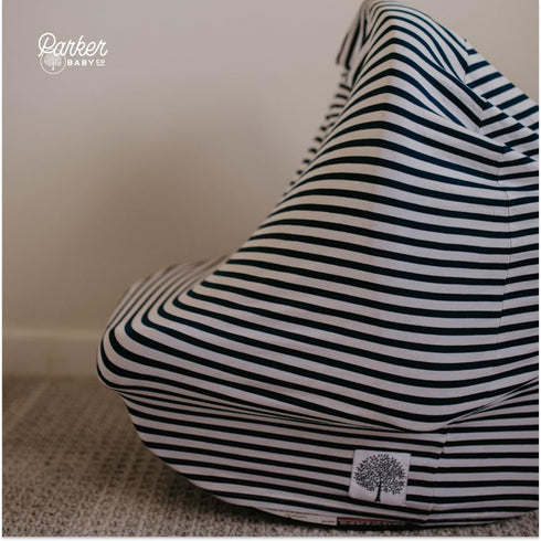 4 1 Parker Baby in Car Seat Cover for Boys - Stretchy Carseat Canopy, Nursing Cover, Grocery Cart Cover, High Chair