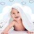 Baby Monthly Milestone Blanket for Boy Girl, 50" x 40" Soft Flannel with Growth Chart Felt Frame, Gender Neutral