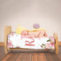 32x48 inches, Yoke Style Personalized Flannel Swaddle Blanket for Girls, Custom Baby Blanket with Name, Newborn Gifts