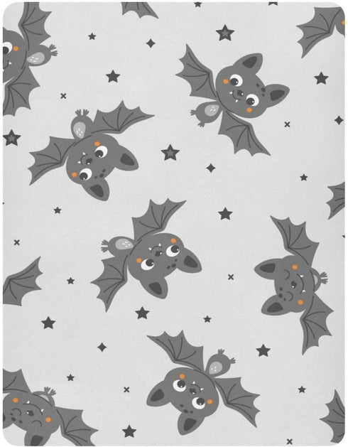 FJDENG Mattress,M-52 28 9Inch Bat Cookies Crib Sheets for Boys Girls,Breathable Skin-Friendly Nursery Bedding Sheet