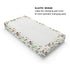 Woodland Mushroom Forest Changing Pad Covers, Watercolor Green Leaves Diaper Sheets for Boy Girl, Soft 32''x16''