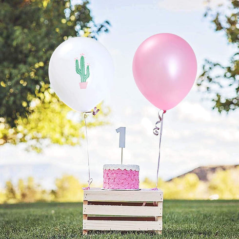 30PCS Cactus Party Balloons - Hawaiian Luau Tropical Birthday Decorations for Summer Theme Party