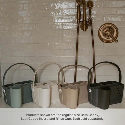 Parker Baby Large Bath Caddy | BPA Free & Food Grade Shower Caddy Organizer for Toys & Supplies | Quick-Dry, Sturdy