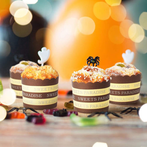 6 Fake Cupcake Simulation Sprinkle Artificial Food Cake Mixed Play Food Model Kitchen Decoration pcs