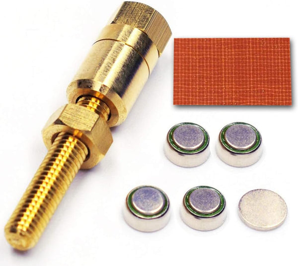 OUERMAMA Nut Off Bolt Magic Tricks with Video Tutorial, Autorotation Rotating Screw Magic Props Close Up Gimmick Tricks