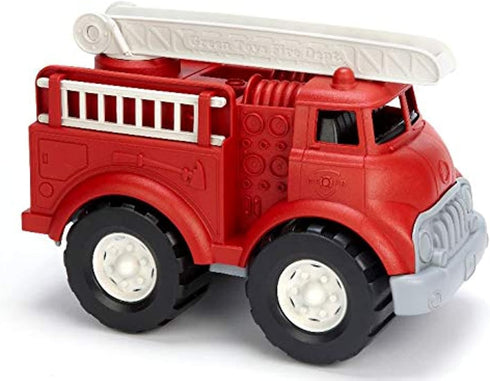 Green Toys Fire Truck, Red CB, Pretend Play Vehicle, No BPA, Dishwasher Safe, Made in USA