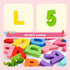 AMOR PRESENT 2PCS Educational Wooden Puzzles for Kids, Alphabet Number Shape Montessori Toys for Boys Girls