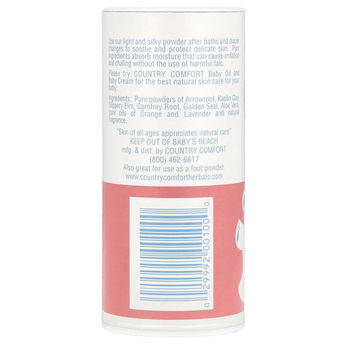 Pure & Natural Herbal Baby Powder, No Talc, 3 Oz