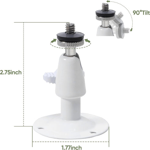 bonoch Adjustable Baby Monitor Wall Mount, Metal Holder Stand for Baby Camera (Not Included)