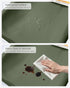 Vegan Leather Baby Changing Pad - Diaper Wipeable Changing Pad, Waterproof Cover Changing Mat for Dresser
