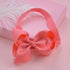 WillingTee Baby Girls 4.5 Inch Grosgrain Ribbon Boutique Hair Bows Headband, 30 Colors