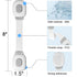 Fursafe&Q Baby Cabinet Locks, Child Safety Proofing Strap Locks for Furniture Kitchen, No Drill Multi-Purpose (ZGrey,
