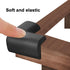 Wome 4 Pack (4, Bed Frame Corner Protector Black: Foam Rubber Guards Bumpers for Bed Table Cabinet Corner Safe Impact