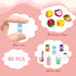 Thildani 80 1:12 Set Pcs Mini Food Miniature Dollhouse Accessories - Scale Small Doll Food Decor Mini Kitchen & Tiny