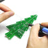 Adeept 3D Christmas Tree LED DIY Kits - 7 Color Flash RGB Circuit Electronic Assemble - STEM Project for Teens