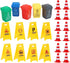 NUOBESTY Mini Traffic Signs Set Mini Traffic Cones Construction Toys Plastic Street