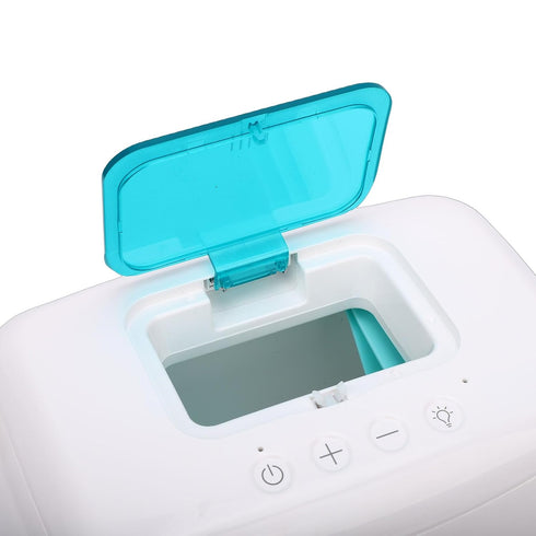 NOENNULL Infant Wipe Warmer, Baby Wipe Warmer Dispenser with Night Light, USB Powered Wet Wipes Dispenser Large