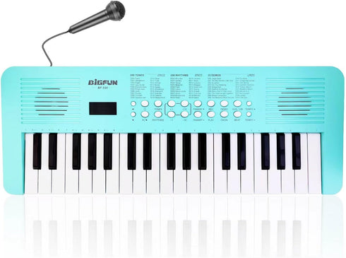 Kids Keyboard Piano Musical Toys, 37 Key Portable Electronic Piano with Microphone, Birthday Gift