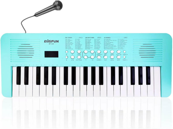 Kids Keyboard Piano Musical Toys, 37 Key Portable Electronic Piano with Microphone, Birthday Gift