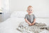 Midtown Large Premium Knit Baby Swaddle Blanket by Copper Pearl