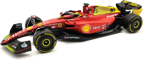 1/24 2022 F1-75 75th Anniversary #16 Charles Leclerc Alloy Luxury Diecast Vehicle Model Collection Gift