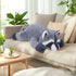 Labauxite (25.5in) Raccoon Plush, Raccoon Stuffed Animals, Cute Plush Toys Realistic Raccoons Body Pillow Hug Sleeping