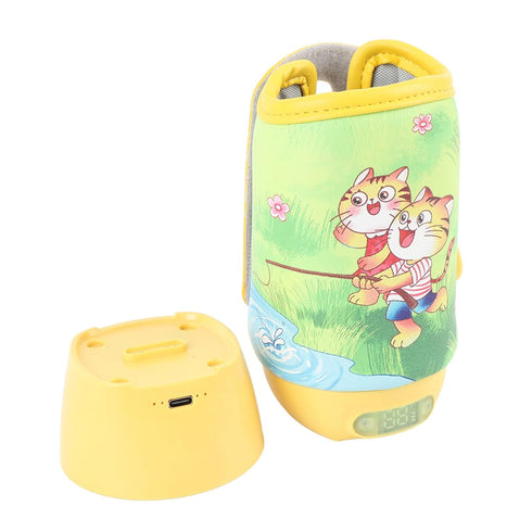 Depisuta 7 Portable Bottle Warmer, Adjustable Levels Multifunctional Intelligent Heating Milk Warmer with Temperature