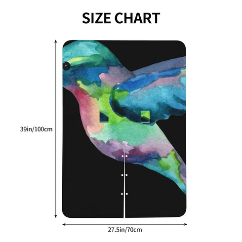 Zhbvncp Hummingbird Watercolor Baby Car Seat Cover & Breastfeeding Nursing Cover - Breathable Stretch Fabric Multi-Use