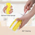 Keggaen 6Pcs Mugs(4Pcs+2 Bottle Brush Sponge, Cup Water Bottle Sponge Brush Cleaner, Detachable Handle Portable Water