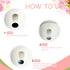 Zonon 10 Pcs Potty Training Stickers Traffic Toilet Target Sticker Reusable Potty Targets Color Changing Pee Target
