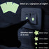 Aooyaoo 452Pcs Glow in The Dark Stars Wall Stickers, 3D Glowing Stars for Ceiling and Wall Decals, Green