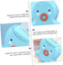 Trimmer Vaguelly Electric Nail Safe Nail Cutter for Boy Girl Portable Little Octopus Design Tool for Newborns