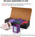 Venssu MTG Deck Box, Holds 5 Display Card Deck Boxes with Playmat, Trading Card Storage Box