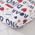 Joyreap 4 Set, Piece Toddler Bedding Standard Size Colorful Dinosaur Printed on Navy, Includes Quilted Comforter