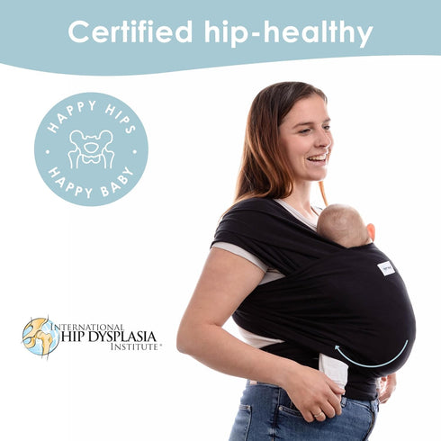 7-35 lbs Sleepy Wrap Stretchy Ergonomic Baby Carrier Sling for Newborns to Toddlers - Hands-Free Lightweight Baby Wrap