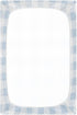 Cozy 27 39 inch Kigai Light Blue Crib Sheet for Boys Girls Gingham Baby Sheets Jersey Knit Fitted Crib Sheet