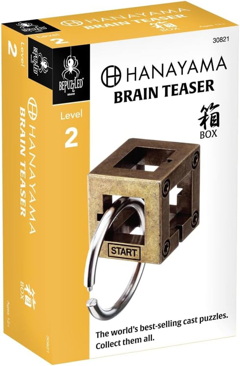 BePuzzled Hanayama Metal Brainteaser Puzzle - Mensa Rated Level 2, Ages 12 and Up